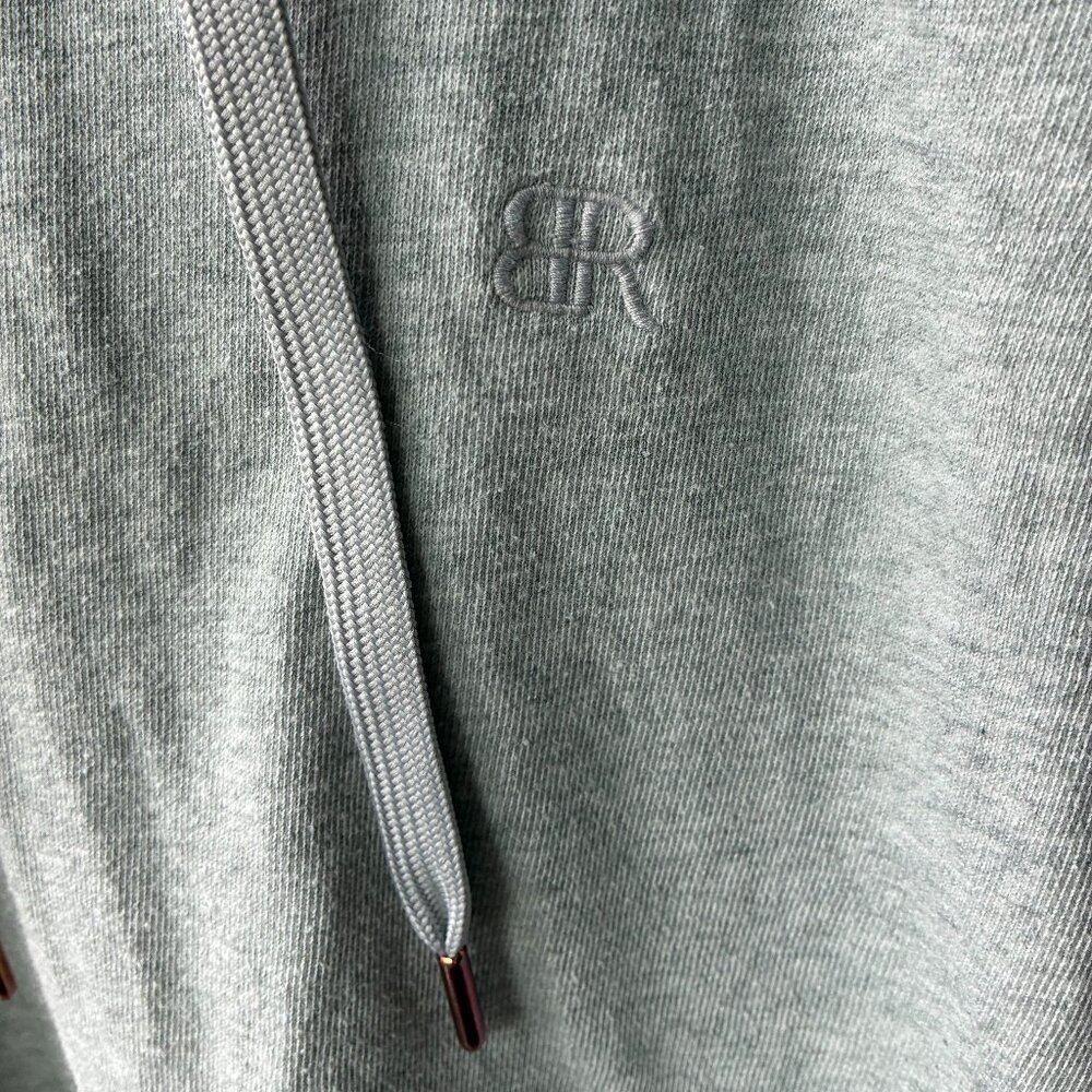 Banana Republic Gray Sweatshirt with Hood - Size 2 - Picture 2 of 4